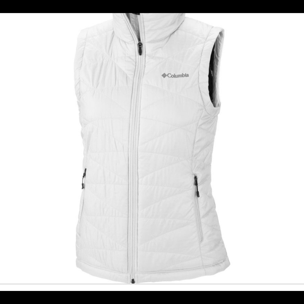 White Columbia Vest XS!!